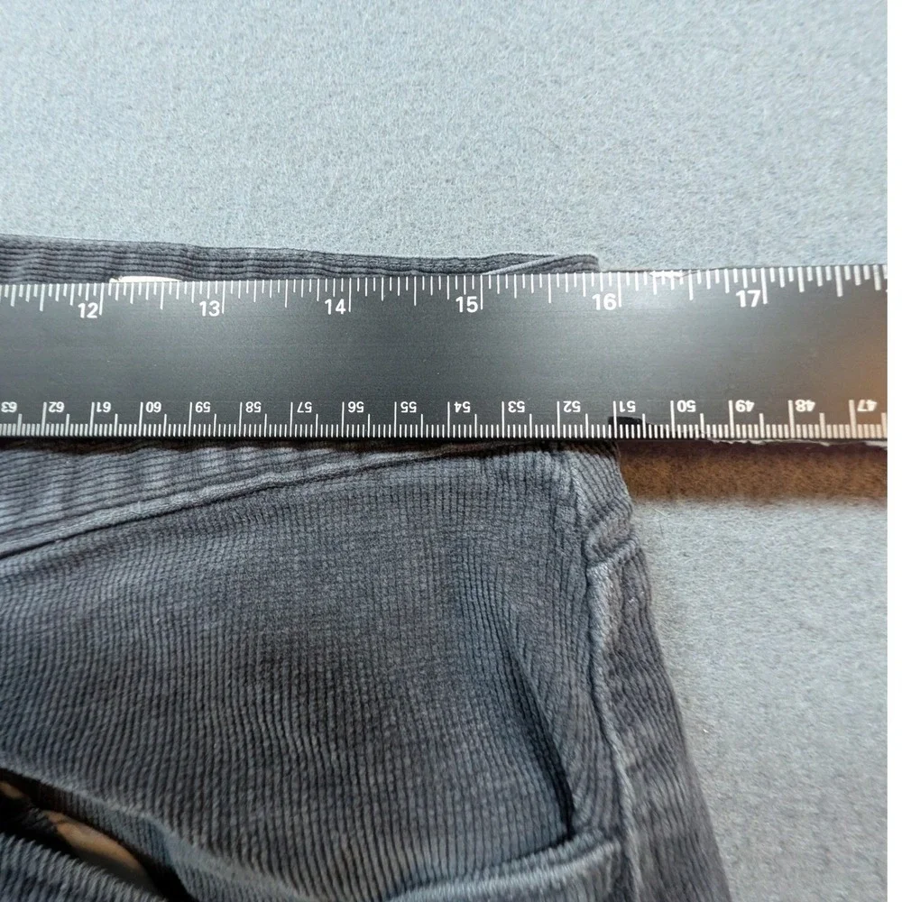 Flint and Tinder Corduroy Pants Mens‎ 32x32 Charcoal Grey Tapered Fit 5-Pocket